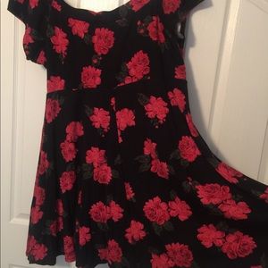 Torrid off the shoulder dress